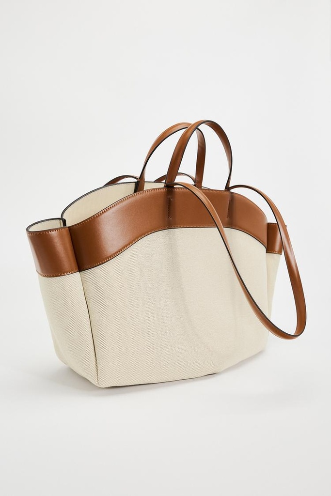 CONTRAST TOTE BAG