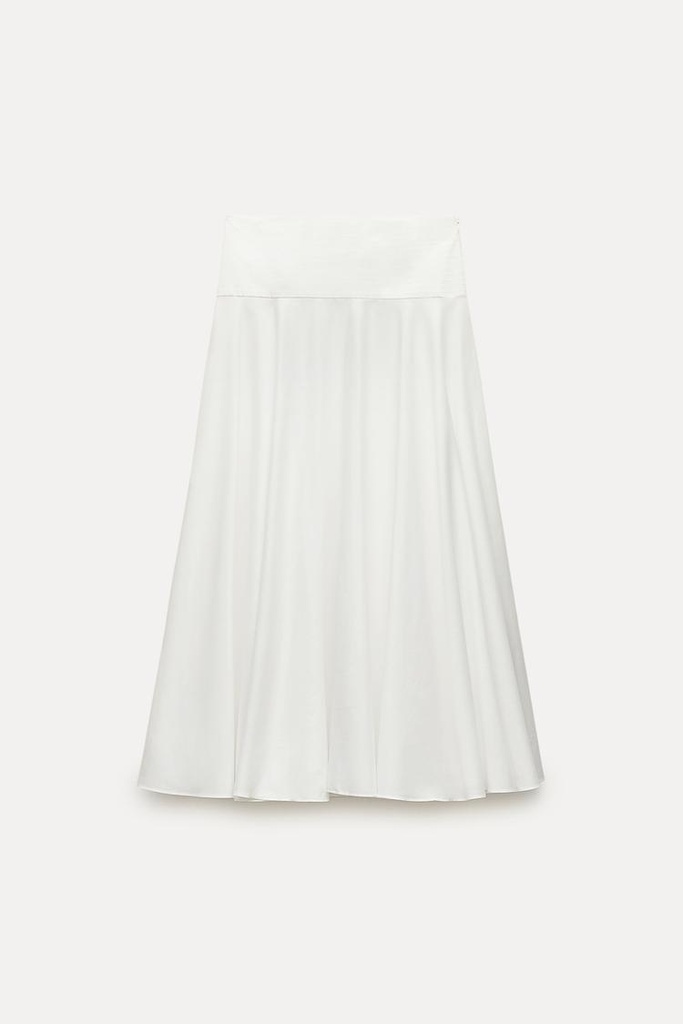 ZW COLLECTION LOW-RISE COTTON SKIRT