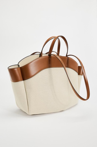CONTRAST TOTE BAG