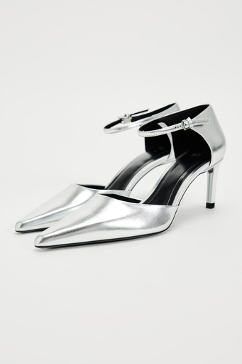 METALLIC HIGH HEEL SHOES